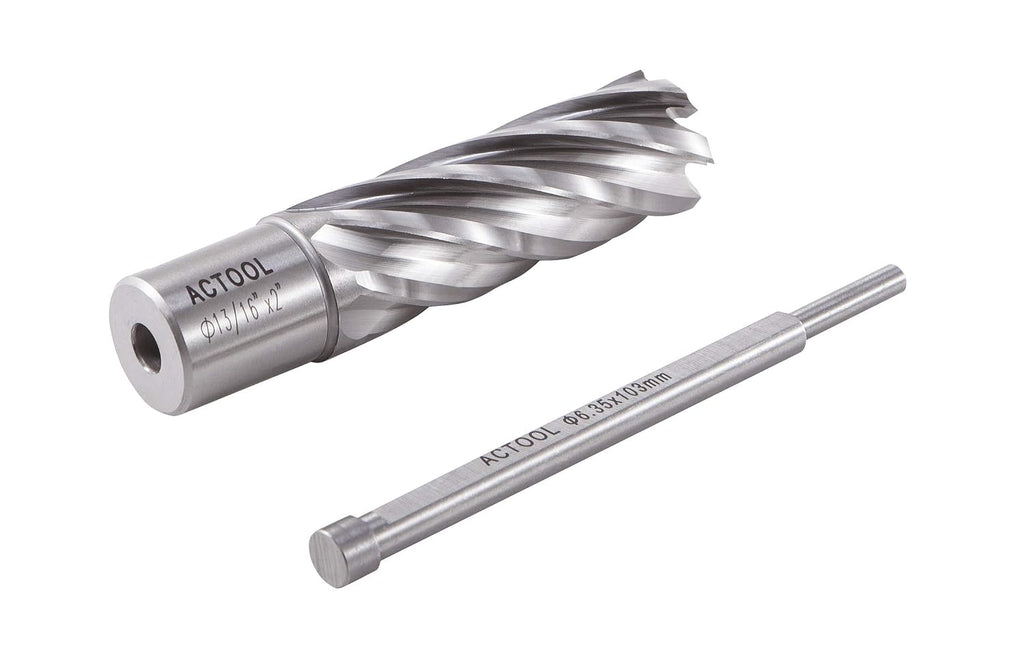 13/16" Diameter × 2" Depth of Cut HSS ANNULAR Cutter with 3/4'' Weldon Shank