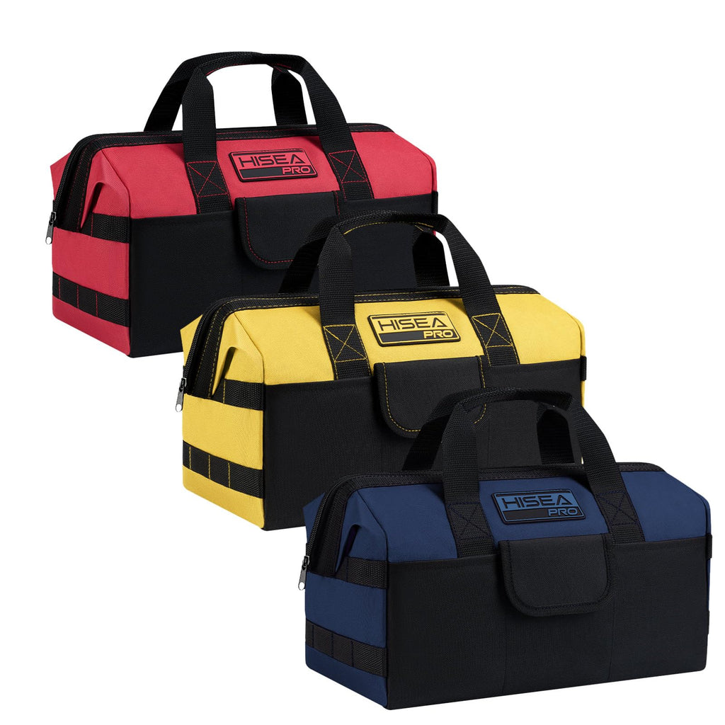 3 Pack Heavy Duty Tool Bag, 16-Inch Waterproof Tools Organizer Tote