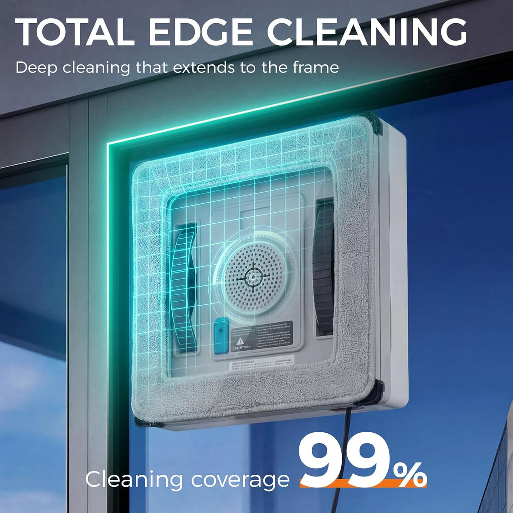 Automatic Window Cleaning Robot 3500Pa with APP and Remote Control