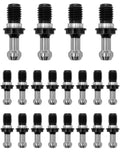 QWORK Heavy Duty 45° Pull Stud Retention Knob Set - Compatible with HAAS CAT 40 CNC Tool Holders (20-Pack)