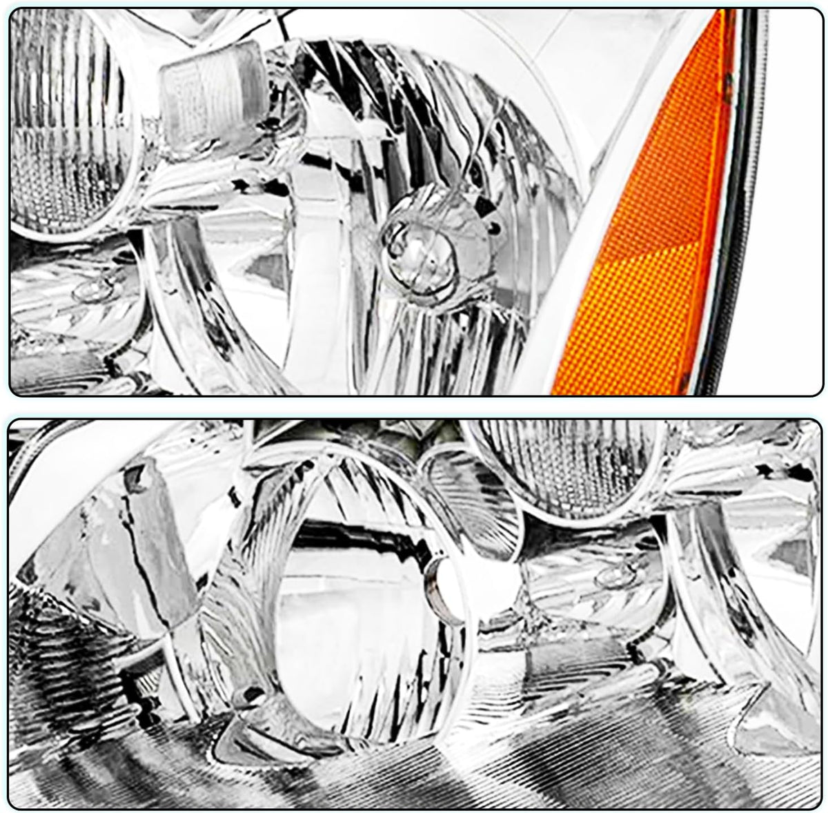 TUSDAR Headlight Assembly Replacement for 2005 2006 Nissan Altima 4-Door