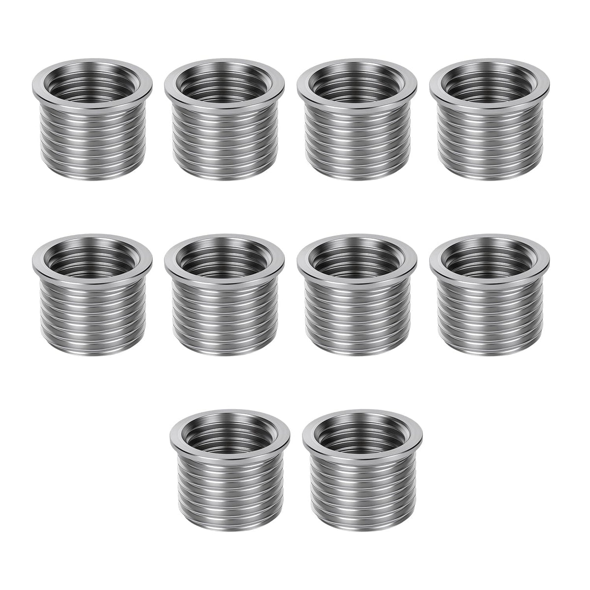 SENNMONN M14x1.5x12.7MM Metric Thread Repair Inserts, 10PCS Solid Inserts
