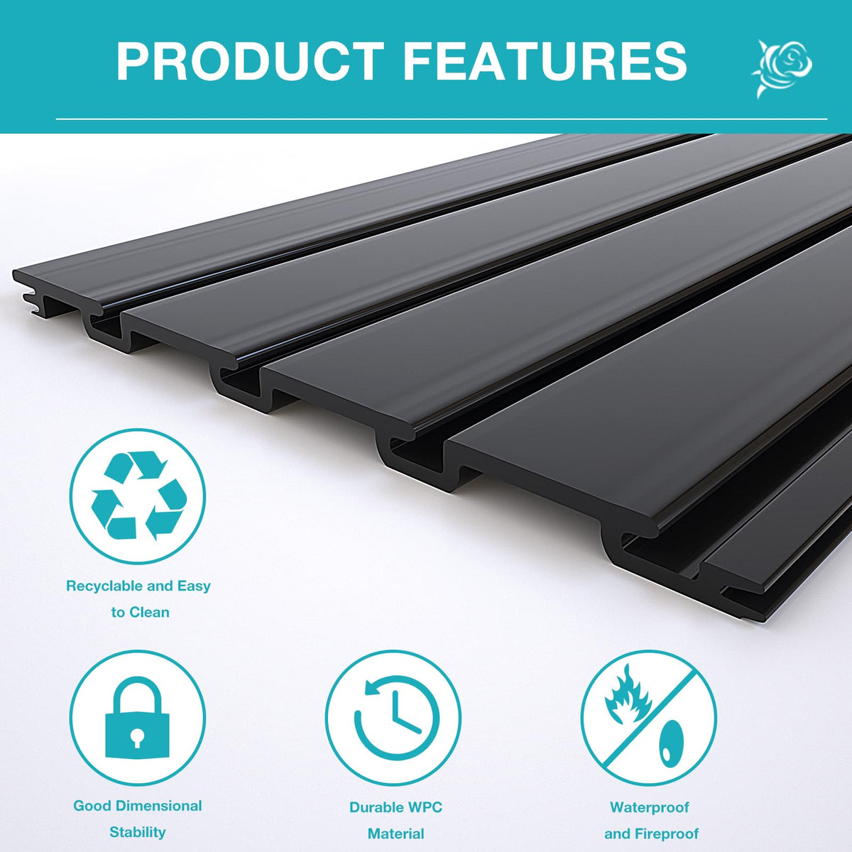 Slatwall Panel Wall Storage Systems, 4 x 8ft Slat Wall Paneling Garage Wall Organizer, Heavy Duty Wall Mounted PVC
