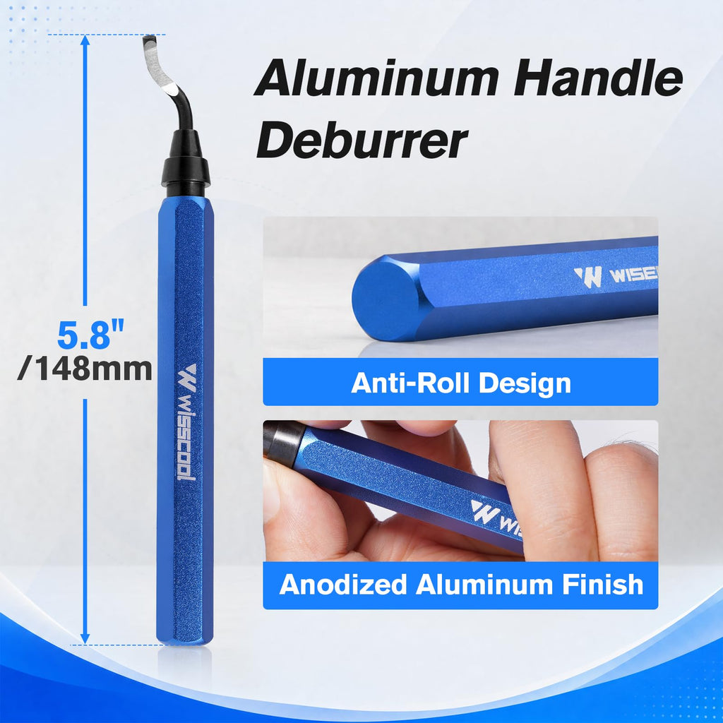 WISSCOOL Deburring Tool, 11 M2 HSS Blades for HVAC