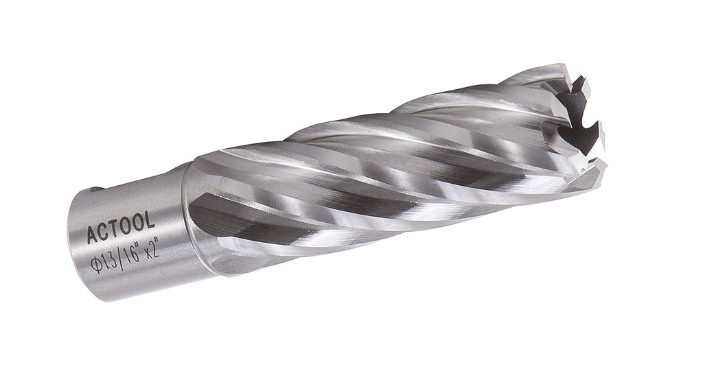 13/16" Diameter × 2" Depth of Cut HSS ANNULAR Cutter with 3/4'' Weldon Shank