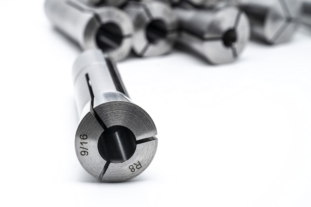 R8 Round Collet Set (11PC 1/8-3/4 x 1/16 Ths)
