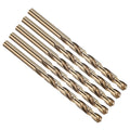 PATIKIL Micro #6 Drill Bit 4341 High-Speed Steel for Thin Metal 5 Pack