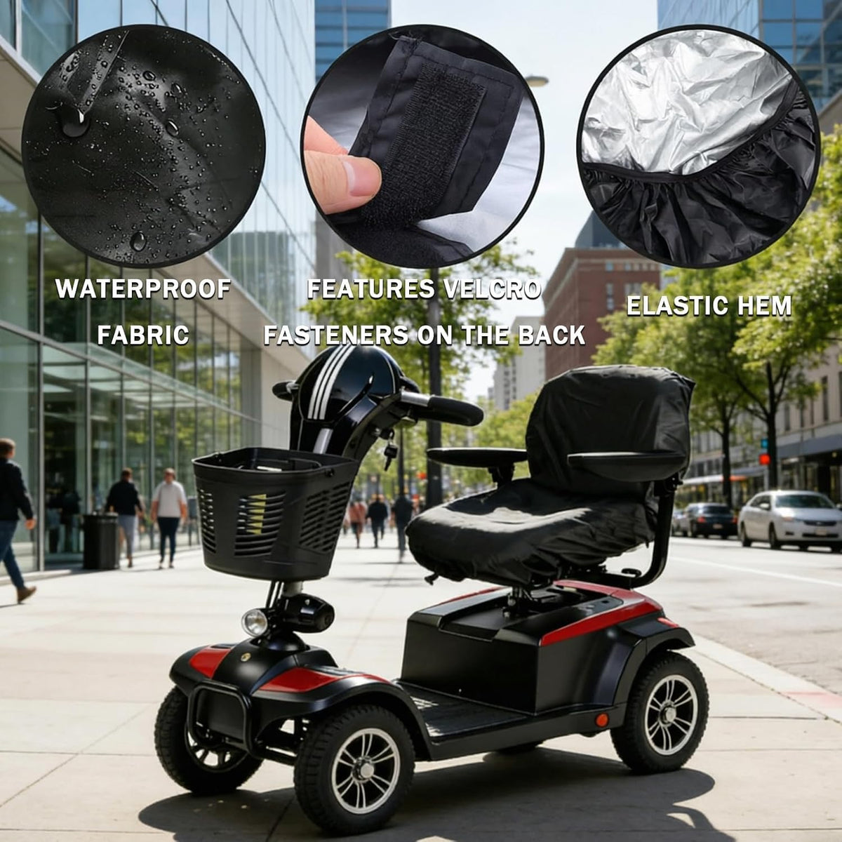 Mobility Scooter Seat Cover for Golden Technologies Around XL