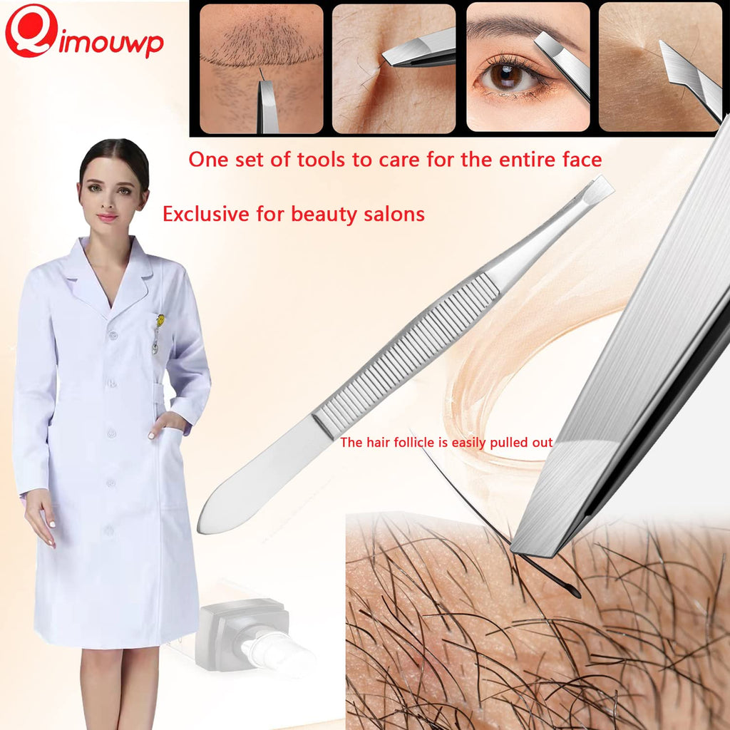 Pimple Popper Tool Kit, 16 Pcs Blackhead Remover Tools, Professional Tweezers Set Comedone Extractor Acne Tool for