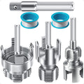ALINMESH 3PCS PVC Pipe Threader Kit for Drill,Internal & External Threads