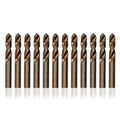 Drill America #40 Cobalt Heavy Duty Split Point Stub Drill Bit (Pack of 12), D/ASTCO Series