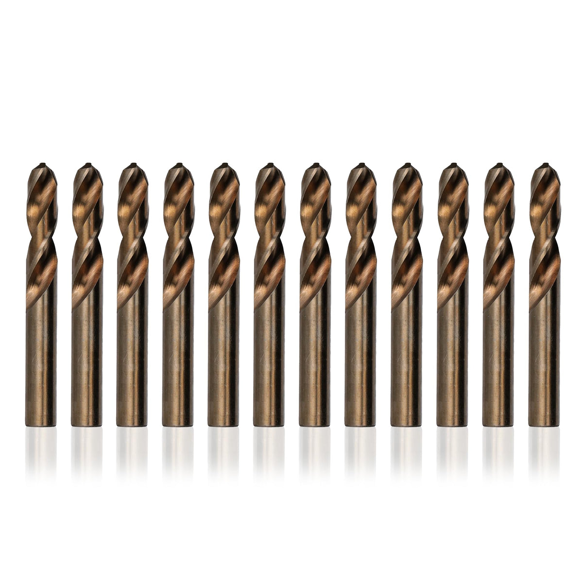 Drill America #40 Cobalt Heavy Duty Split Point Stub Drill Bit (Pack of 12), D/ASTCO Series
