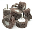 Benchmark Abrasives Aluminum Oxide 2 Inch Flap Wheel 1” Length 1/4" Shank Mounted Sander for Deburring, Sanding, Grinding Paint Removal Polishing Wheel for Drill & Die Grinder (10 Pack) (40 Grit)