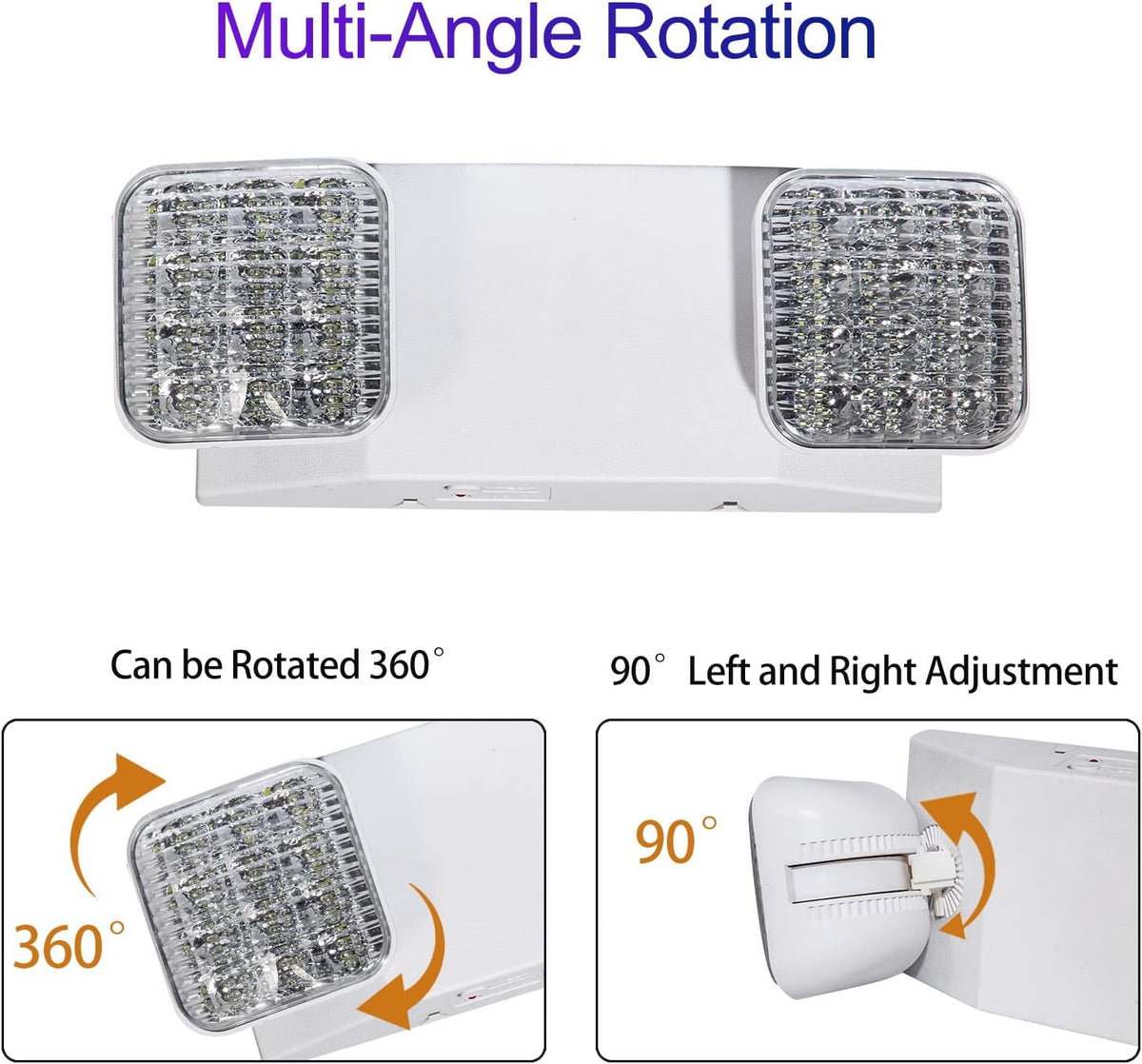 CM MZY Emergency Lights with Battery Backup, Commercial LED Emergency Light