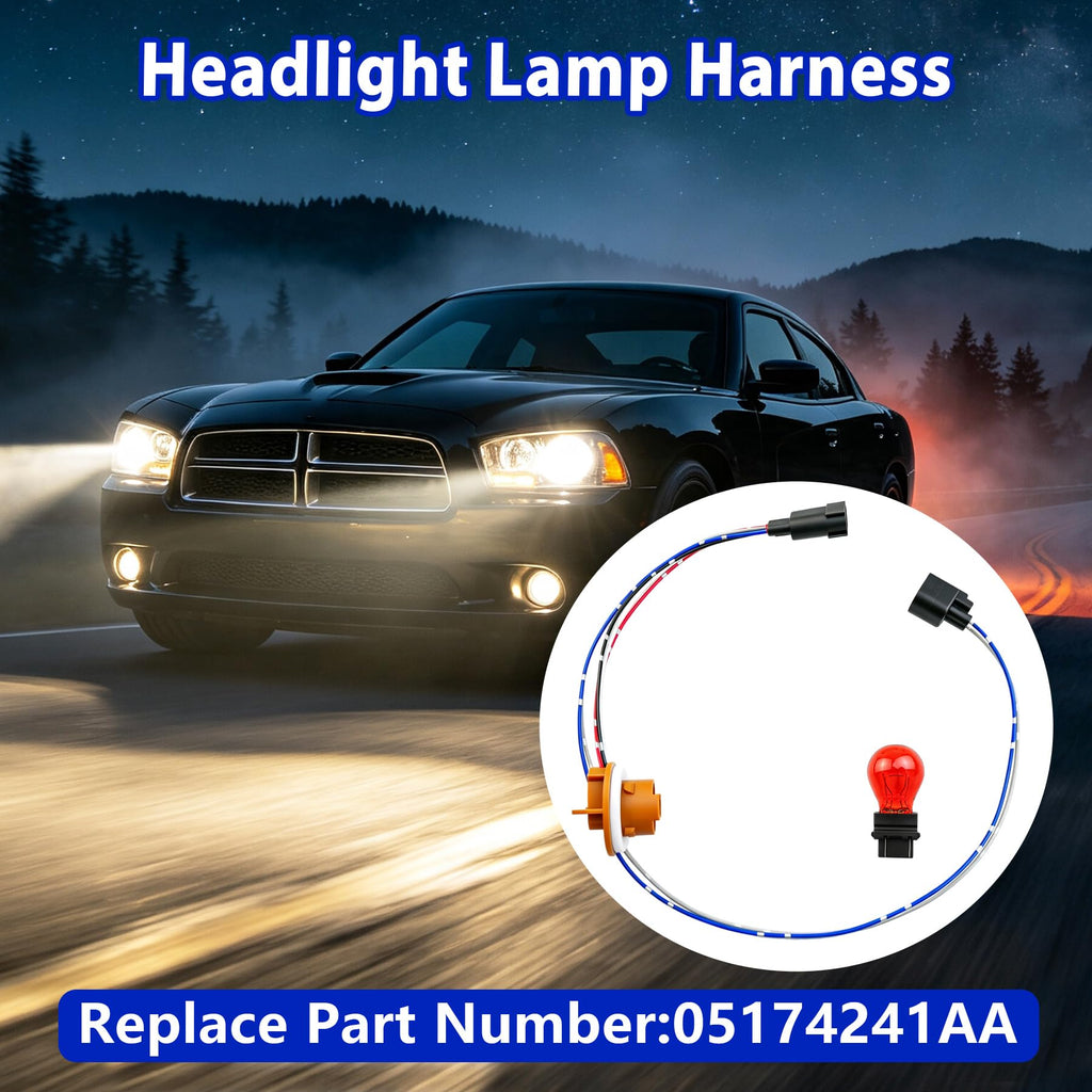 05174241AA Headlight Lamp Harness Fit for Dodge Charger