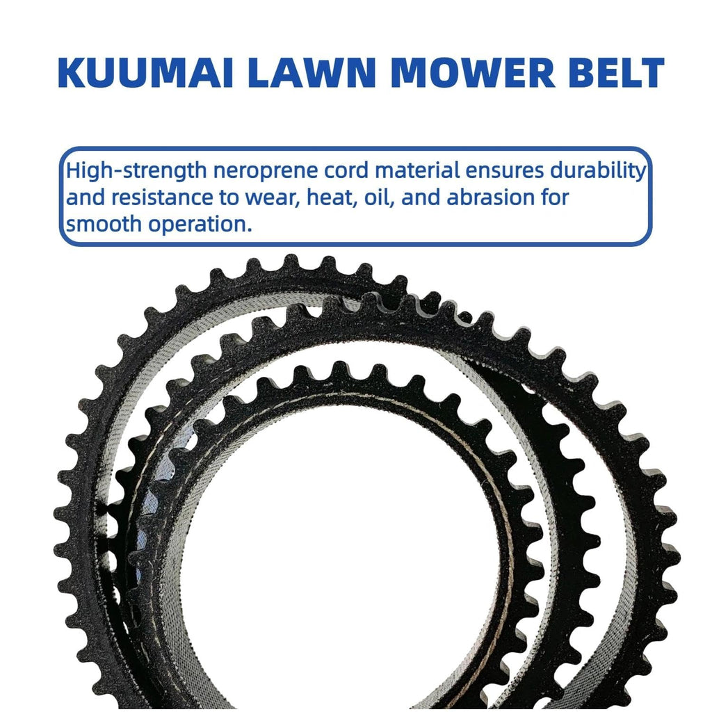 Replacement Cogged Drive Belt 3/8" x 43 5/8" for Husqvarna 506372702 K760 Cut-N-Break