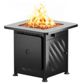 28in Gas Fire Pit Table Outdoor, 52,000 BTU