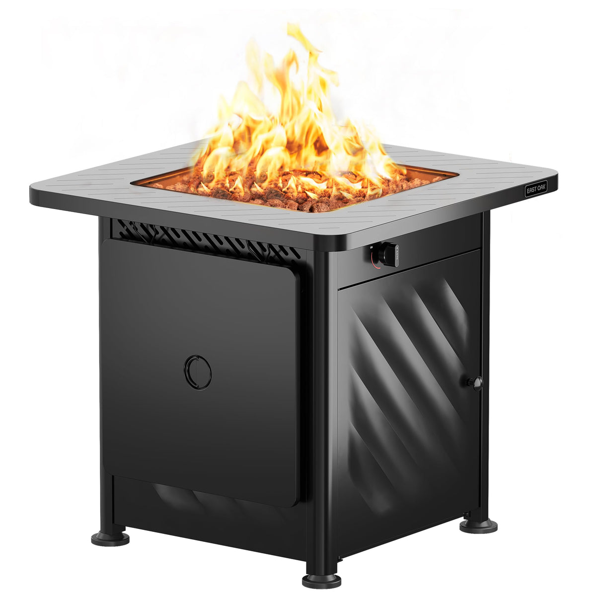 28in Gas Fire Pit Table Outdoor, 52,000 BTU