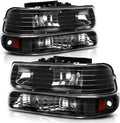AUTOSAVER88 Headlight Assembly Compatible with 1999-2002 Chevy Silverado