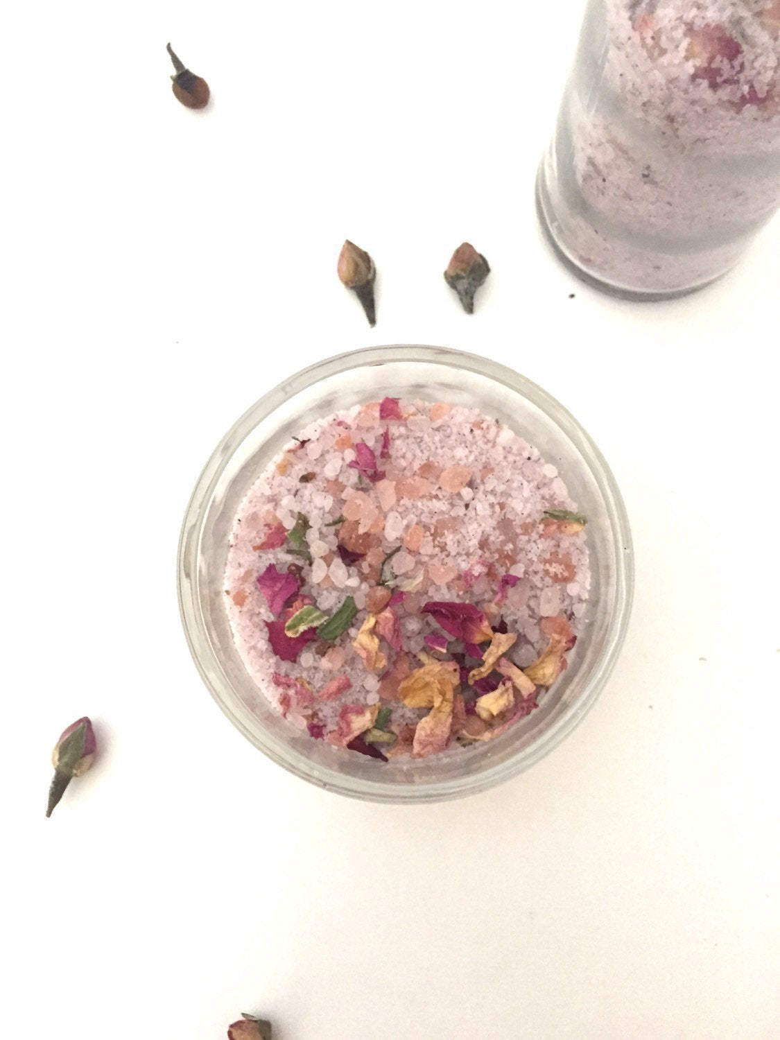 Kaya Rose Bath Soak | All Natural Bath Soak with Geranium Essential Oil 8 oz | Gift for Mom