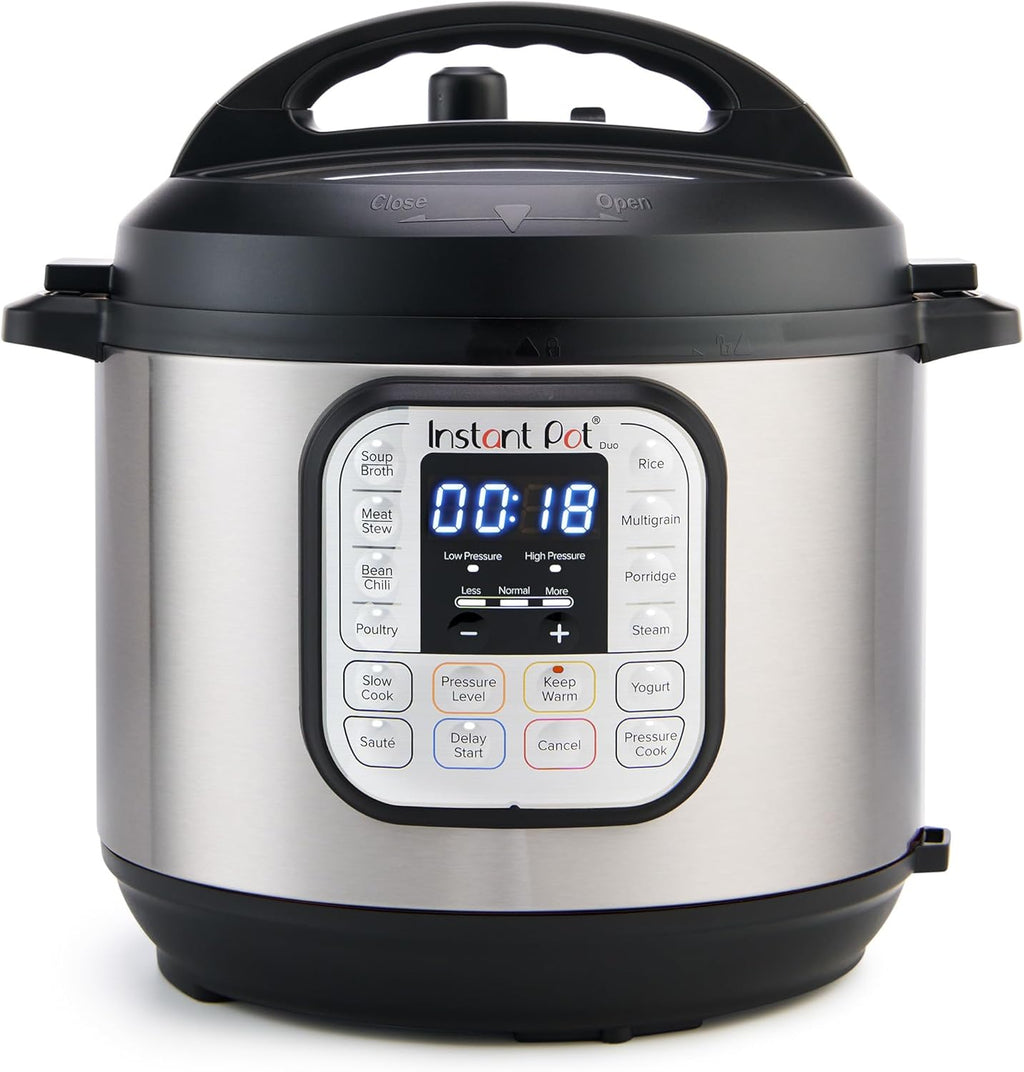 Duo 7-in-1 Electric Pressure Cooker, Slow Cooker, Rice, Steamer, Sauté, Yogurt Maker, Warmer & Sterilizer, Includes