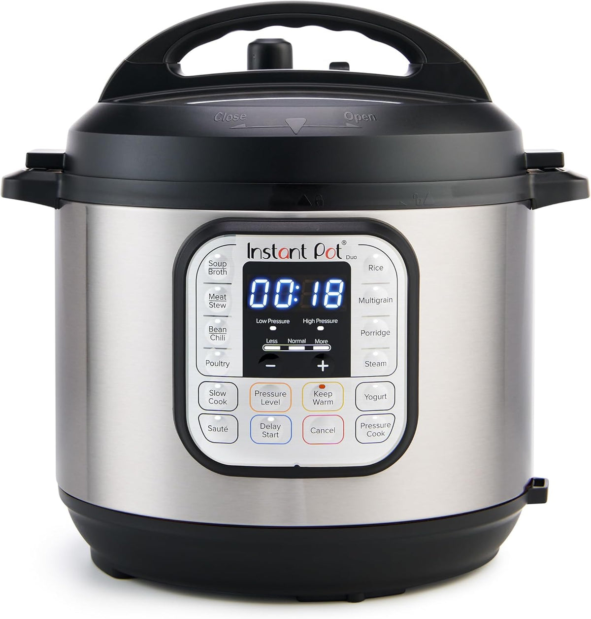 Duo 7-in-1 Electric Pressure Cooker, Slow Cooker, Rice, Steamer, Sauté, Yogurt Maker, Warmer & Sterilizer, Includes