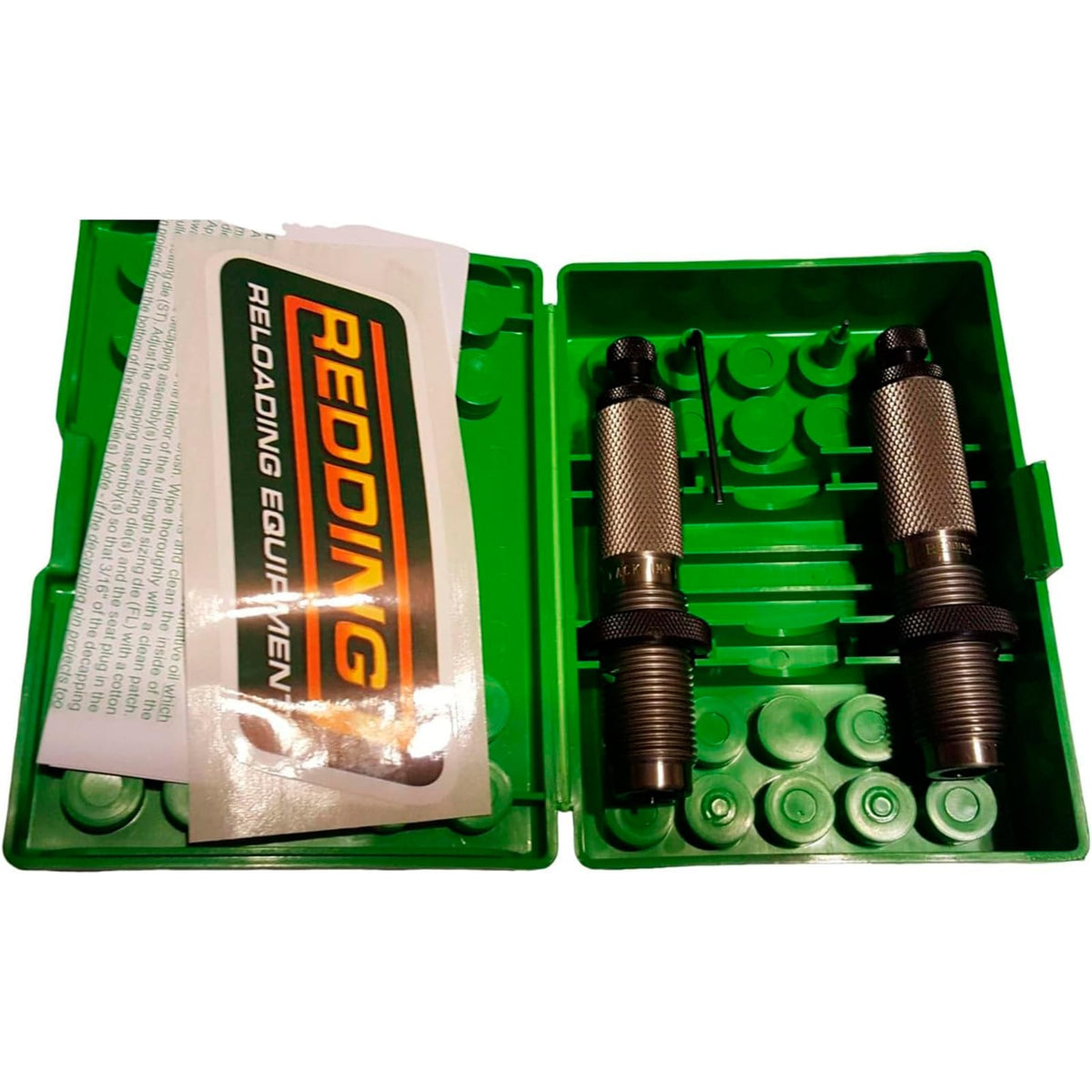 Redding Reloading Full Length Die Set | Durable Steel Smooth Rifle Die Set for Bottleneck Cases | Bullet Guide, Built-in Crimp Ring & Proper Seating Plug Included, .280 Ackley Improved (80428)