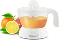 ETS-411 Electric Citrus Juicer, Compact 30-Watt, 16 oz, White | BPA-Free build with large-volume pulp control