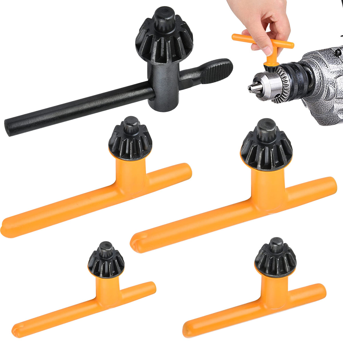 5 Sizes Drill Chuck Key, Drill Press Chuck Key Replacement for Craftsman