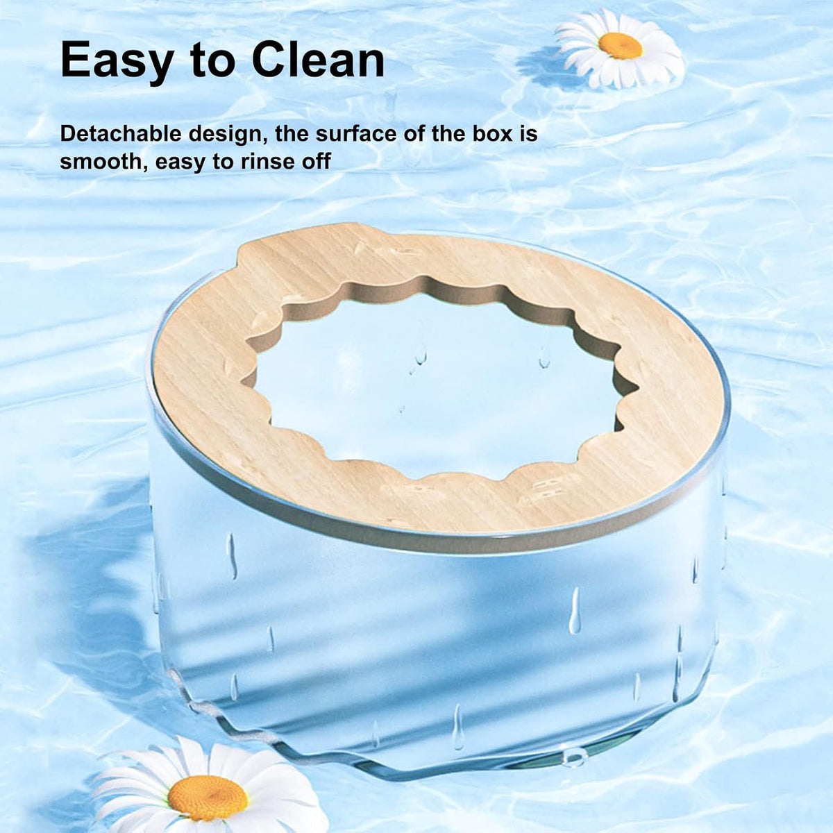 Hamster Sand Bath Box, Small Animal Bathroom & Digging Room, Easy to Clean