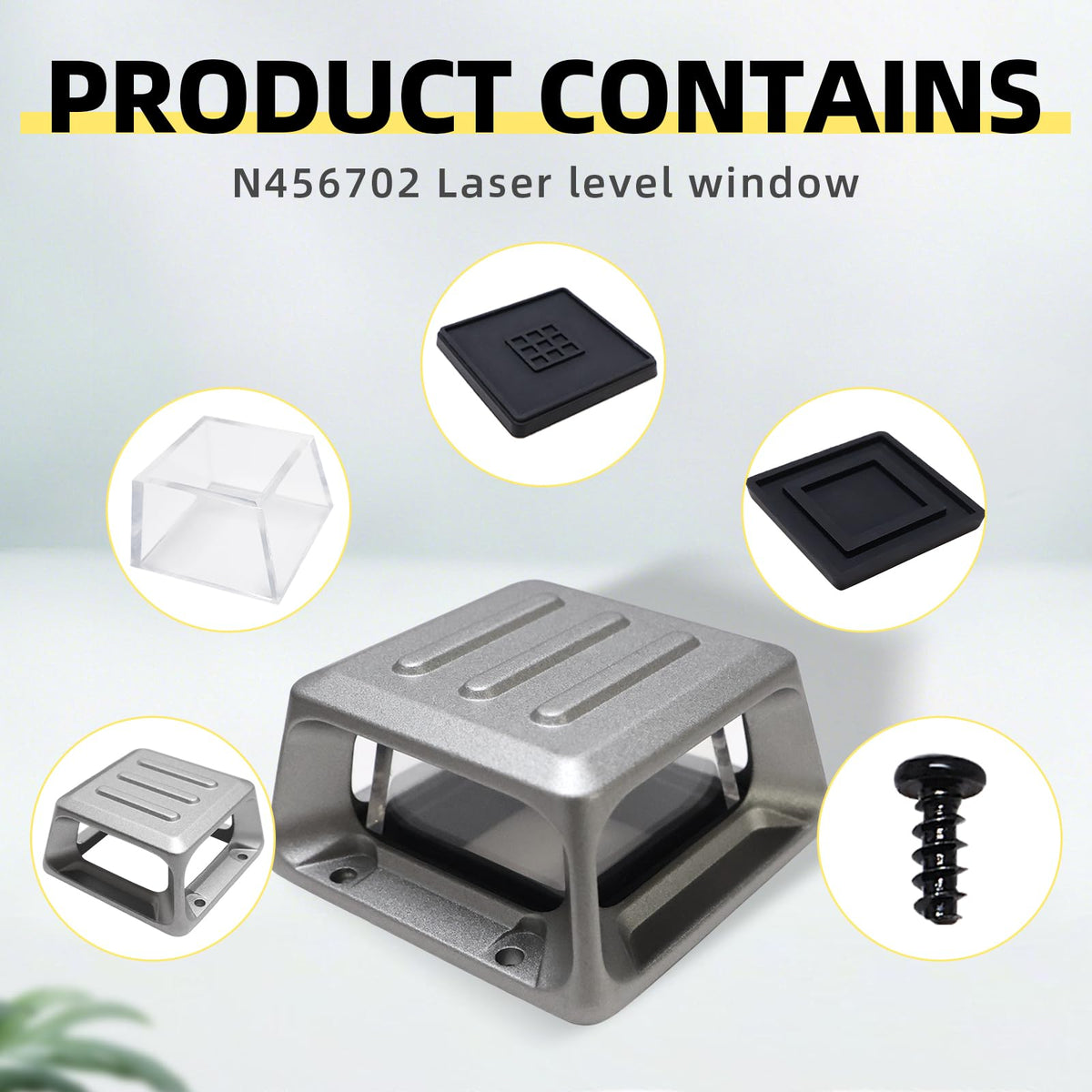 N456702 Laser Level Windows DW089LR Replacement Window Fits for DW0811LG DW0811LR DW089LG DCLE34030G-QU DW089LR DCLE34030G