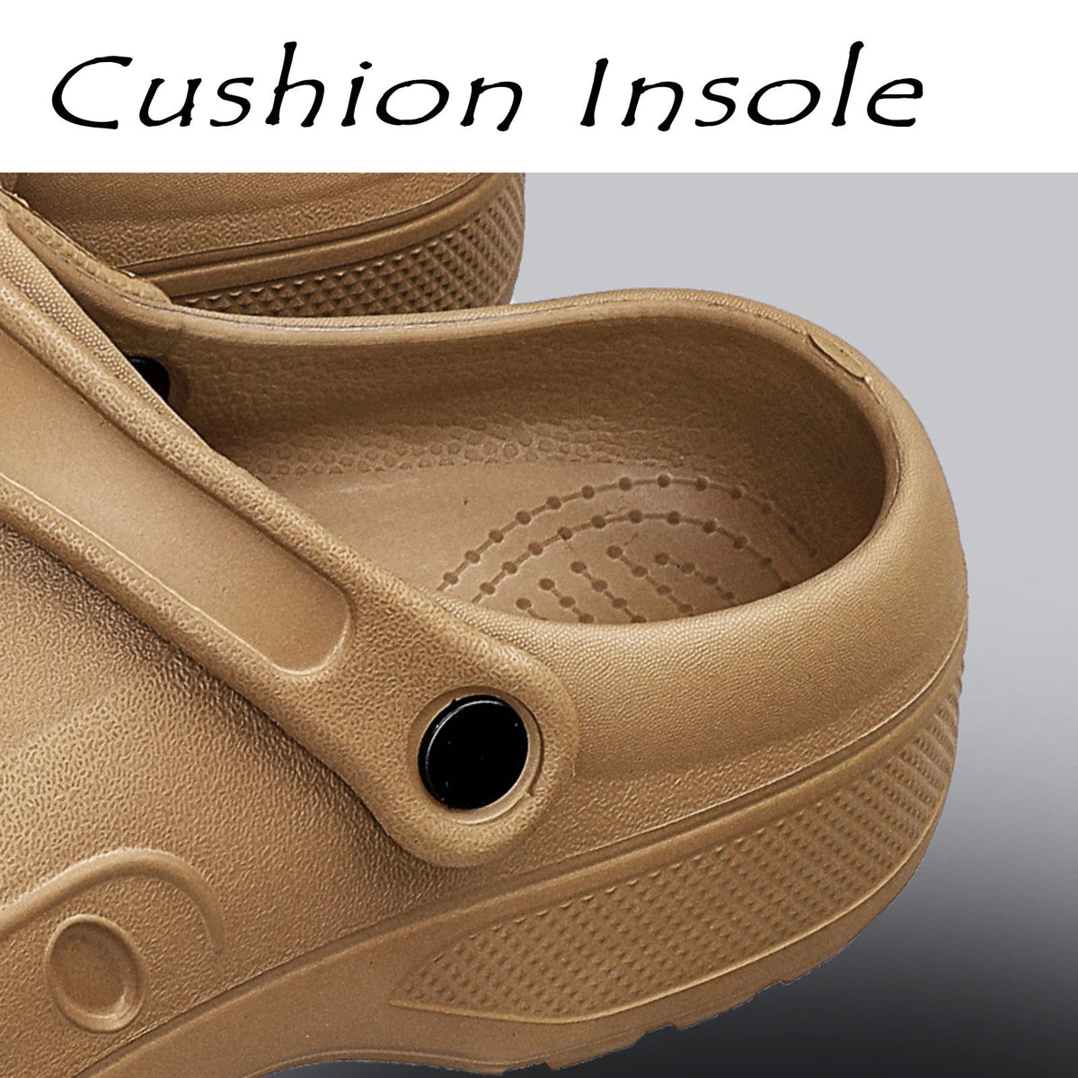 Men Chef Shoes Comfortable Garden Work Shoes with Arch Support Waterproof Work Clogs Oil Resistant for Men Food