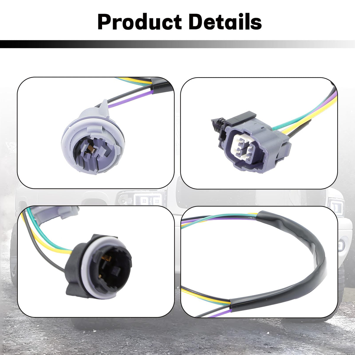 Tail Light Wiring Harness Driver Side Fit for Dodge RAM 1500 2500 1998-2001