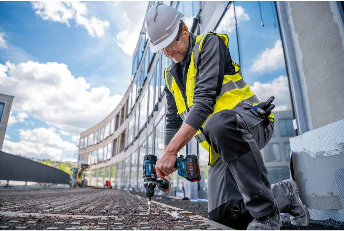 Bosch Professional BITURBO GSR 18V-150 C Cordless Drill/Driver (max. Torque of 150 Nm, excl. Rechargeable Batteries and Charger, in Cardboard Box)