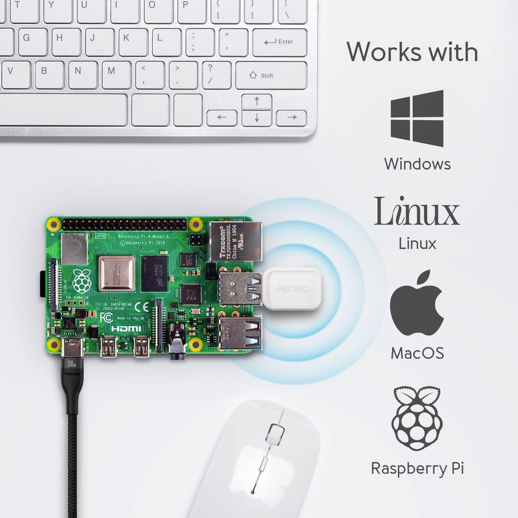 Zi-Stick - Zigbee USB to Create Your Own Zigbee Hub to Control Zigbee Smart Home Devices