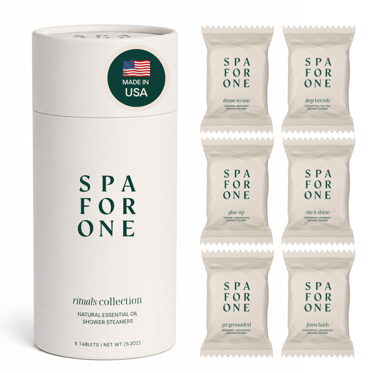 Shower Steamers Aromatherapy, Self Care Gifts - Variety 6 Pack
