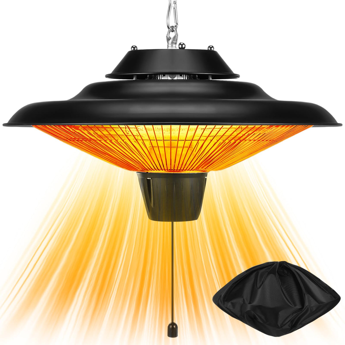 Outdoor Hanging Patio Heater 1500W Electric Hanging Ceiling