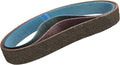 3 Pack 2 X 42 Inch Coarse, Medium, and Fine Grits Assortment Non Woven Surface Conditioning Sanding Belts for Knife Makers and Metal Fabricators Profession Sander Belt