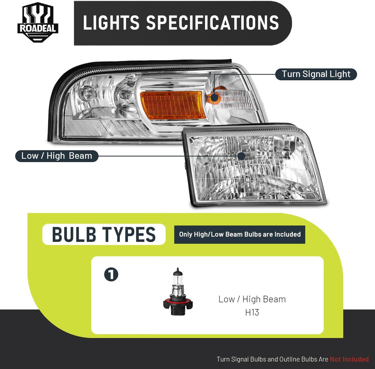 Headlights for 2006-2011 Mercury Grand Marquis