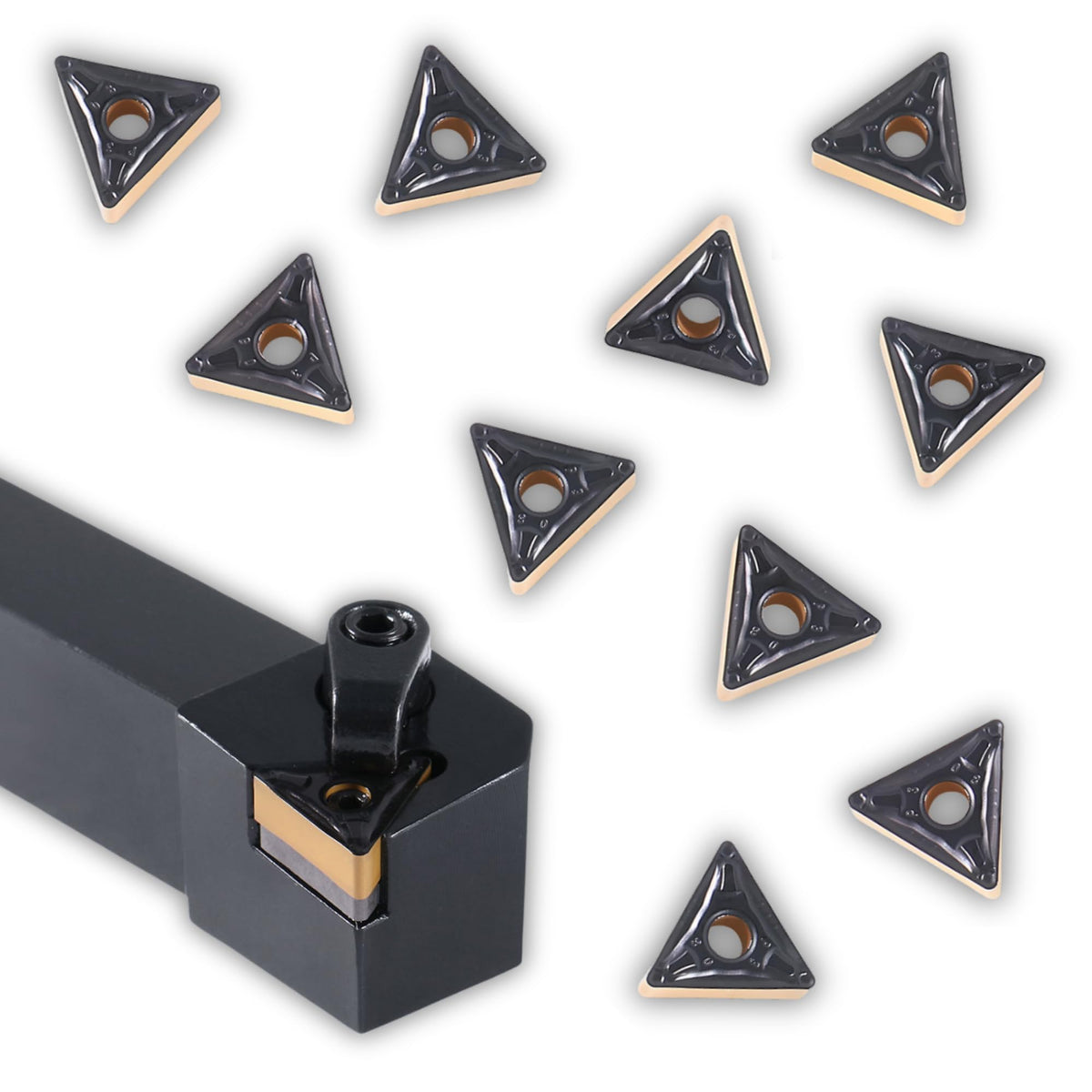 Accusize Indexable Tool Holder, 3/4" x 5", LH, 2312-6008INS