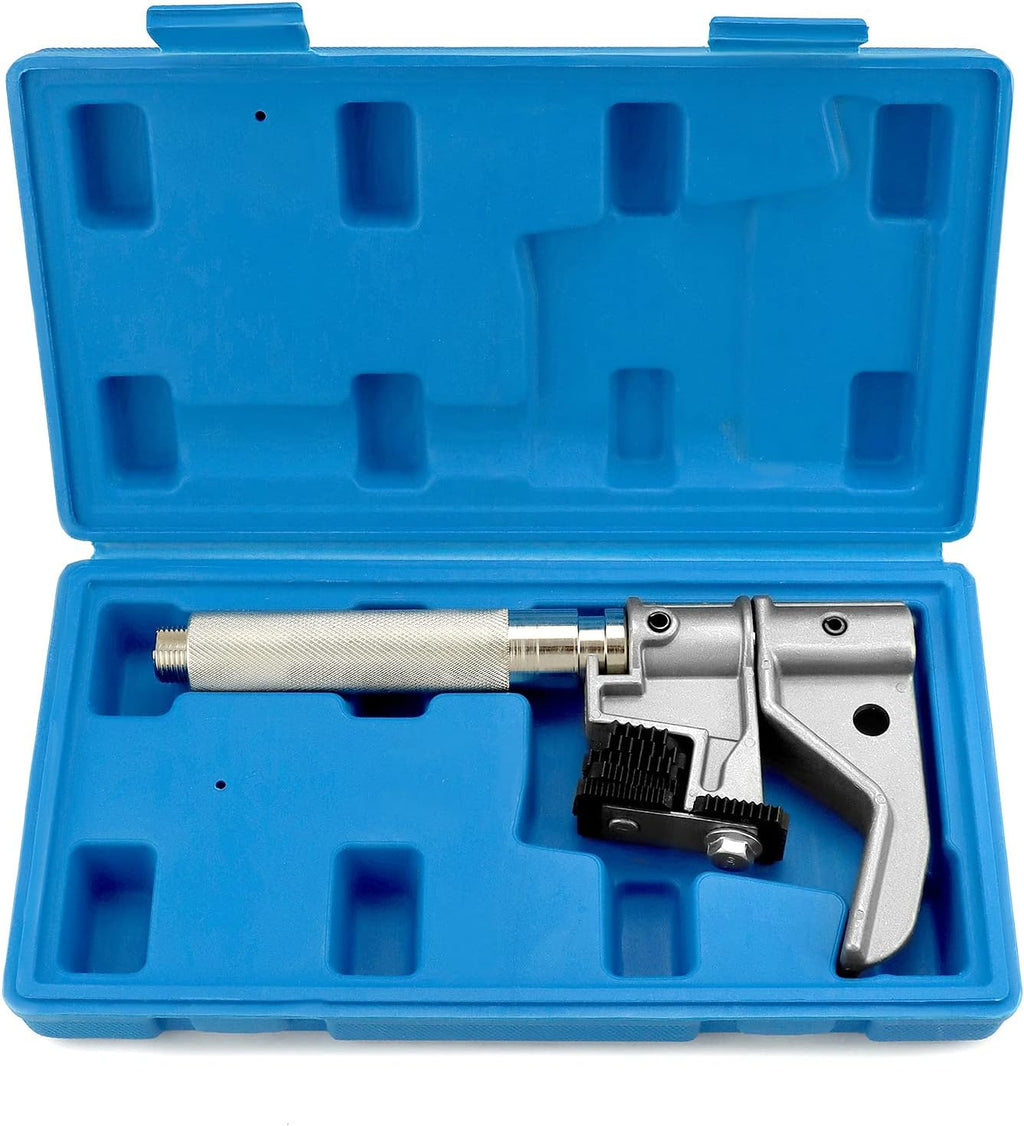 QWORK 7402 Universal Outside Thread Chaser, Heavy Duty Thread Repair Tool for 1-1/4" to 5" O.D, 1 Set