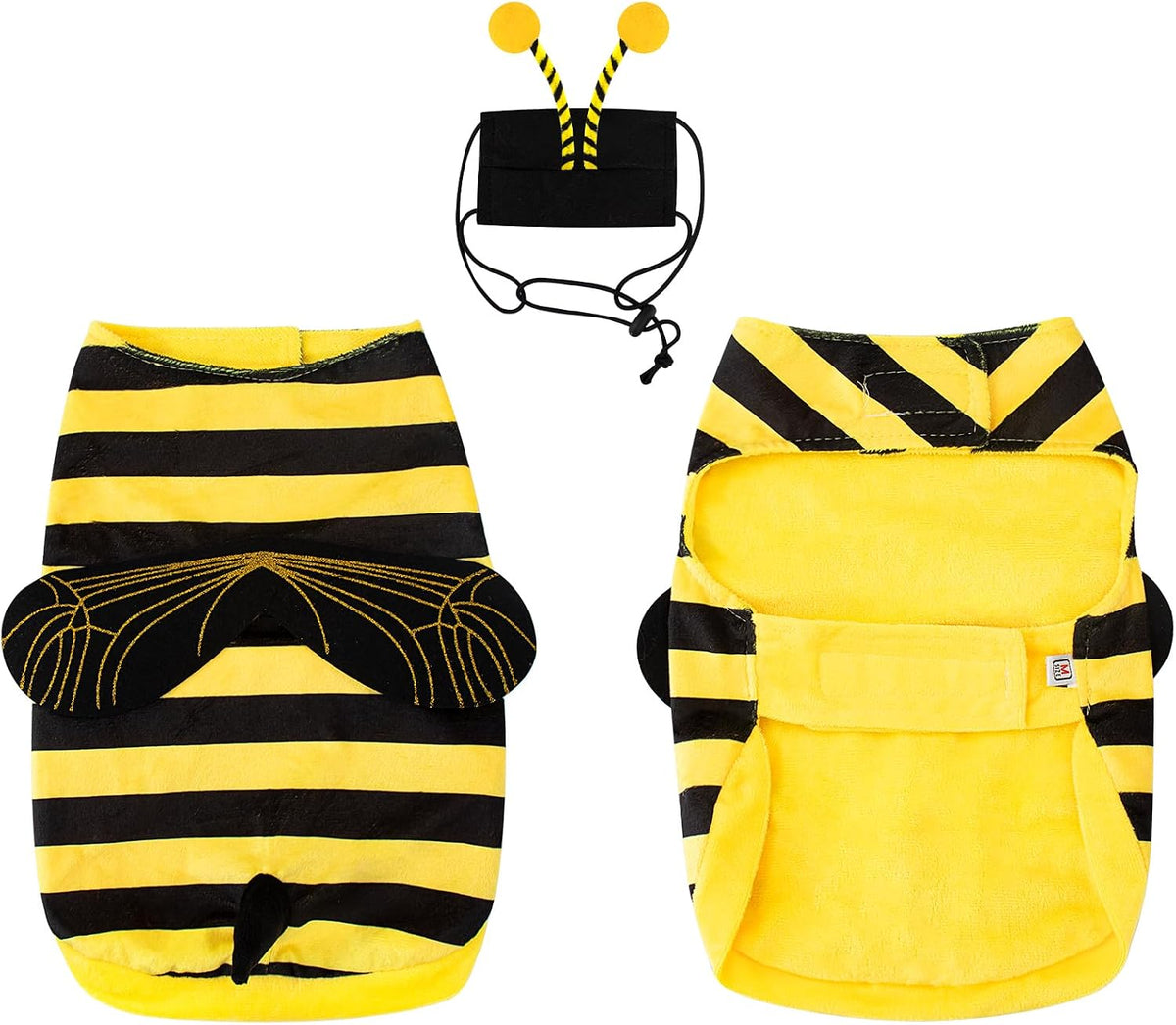 Bee Dog Costume Halloween Dog Costumes for Small Medium Dogs Cats