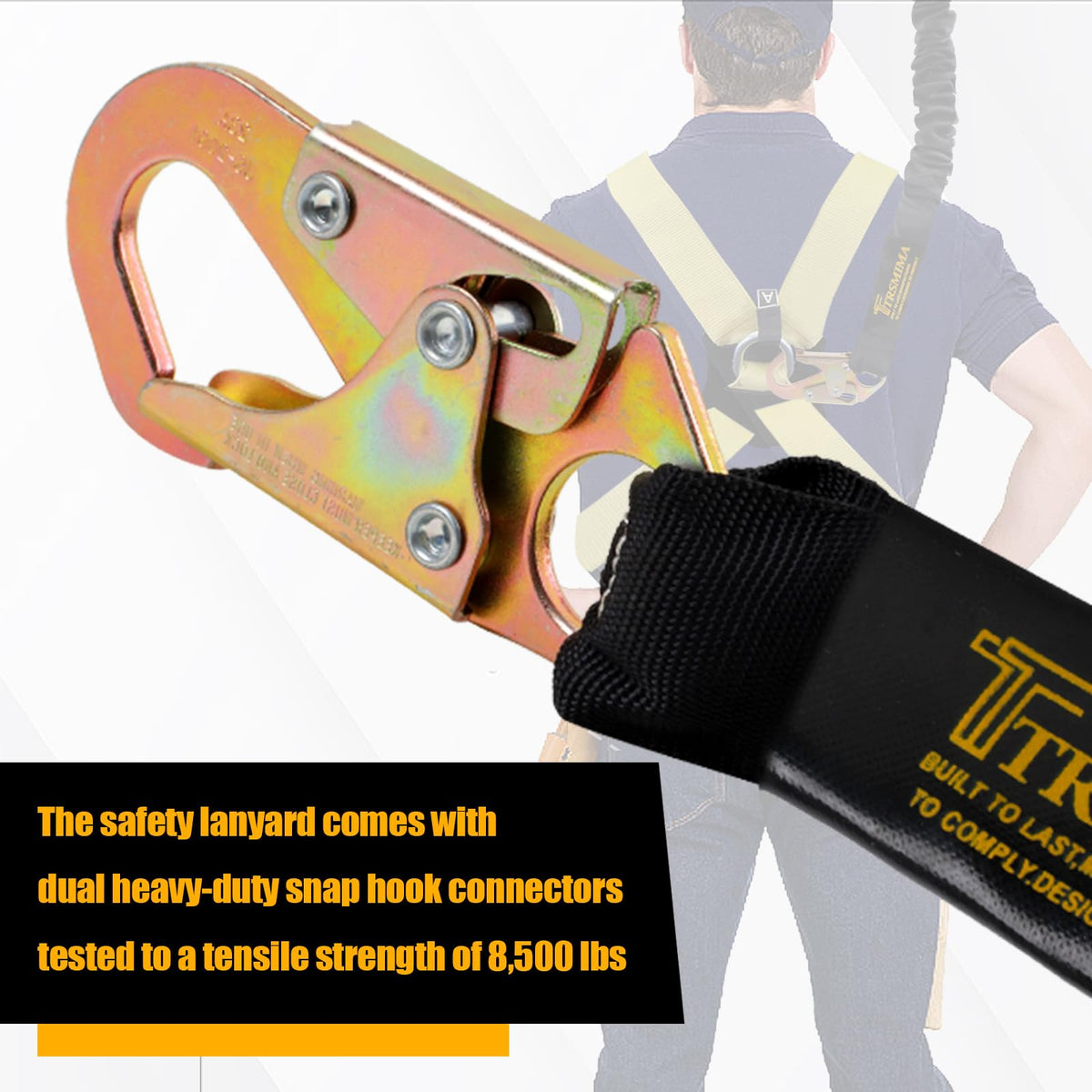 TRSMIMA Safety Harness Lanyard Retractable