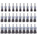 Rocaris 30 Pack Carbon Steel Wire Wheel Brush with 1/4-Inch Hex Shank