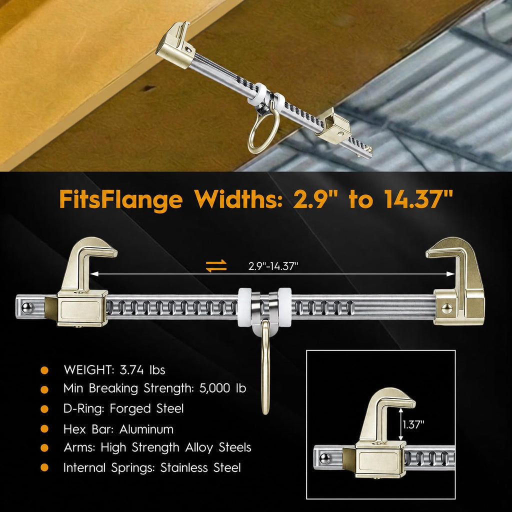 Aluminum Horizontal Sliding Beam Anchor