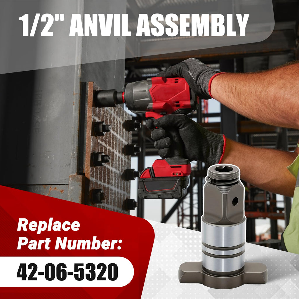 42-06-5320 1/2" Anvil Assembly Fit for Milwaukee 2967-20 Friction Ring Type