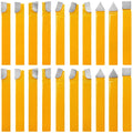 20 pc 3/8"Carbide Tip Tipped Cutter Tool Bit Cutting Set