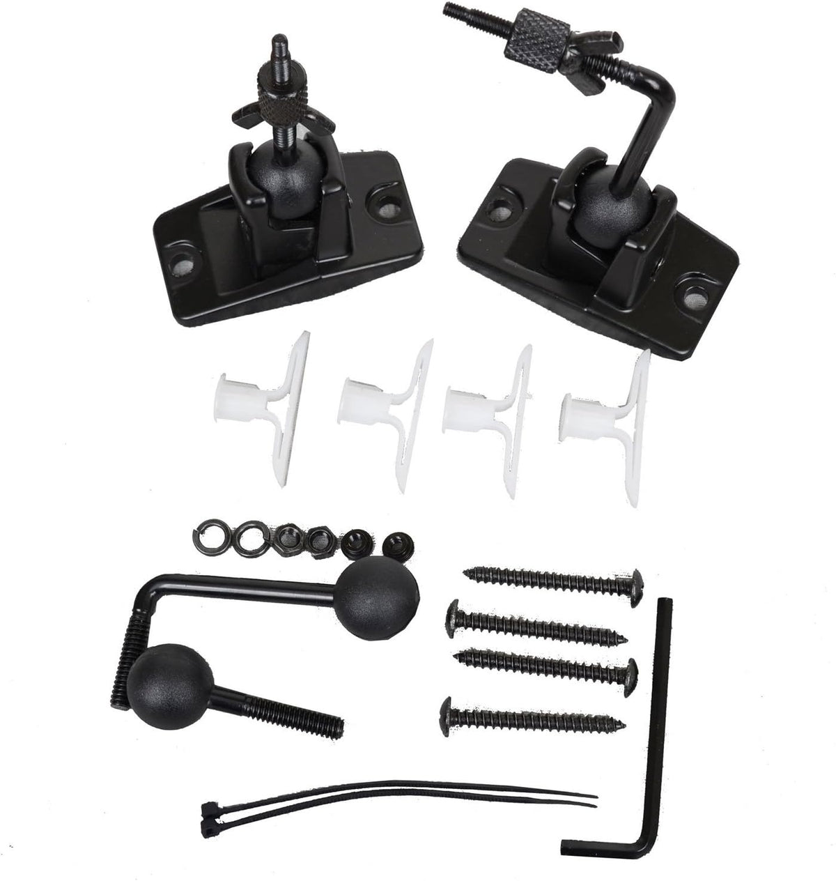 5 Black Universal Satellite and Audio Speaker Mount Bracket for Wall or Ceiling MS40B5 WM6