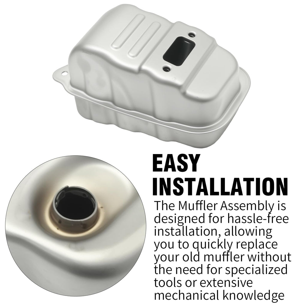 MDEOOSKY TS800 Muffler Exhaust Set with Screws, Replacement for Stihl TS700 TS800 Cut-Off Saws, Replaces 42241400606 4224-140-0606