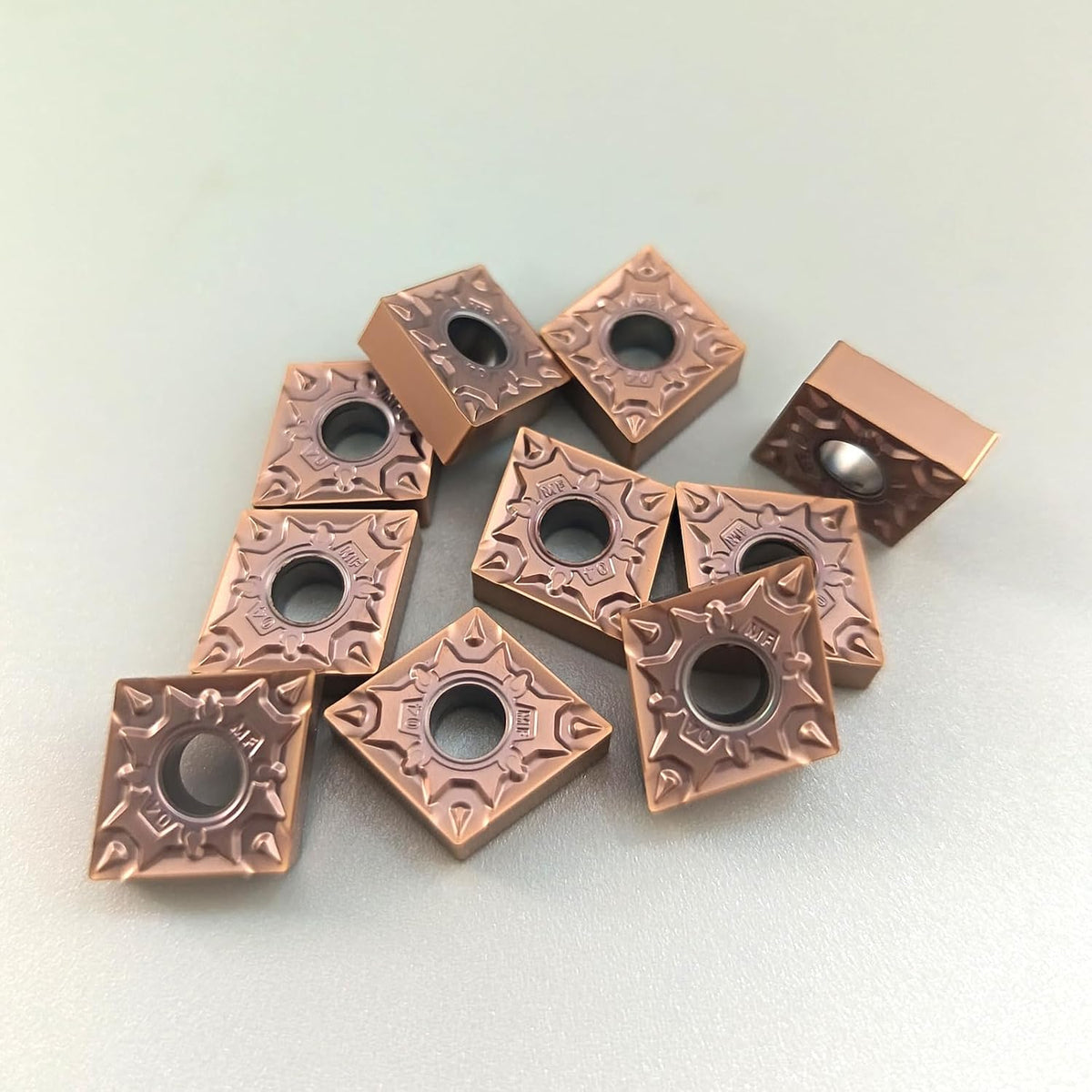 20PCS CNMG431 CNMG120404 Lathe Turning Inserts for Stainless Steel-CR6011